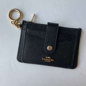 Coach - Card case with key ring 🖤